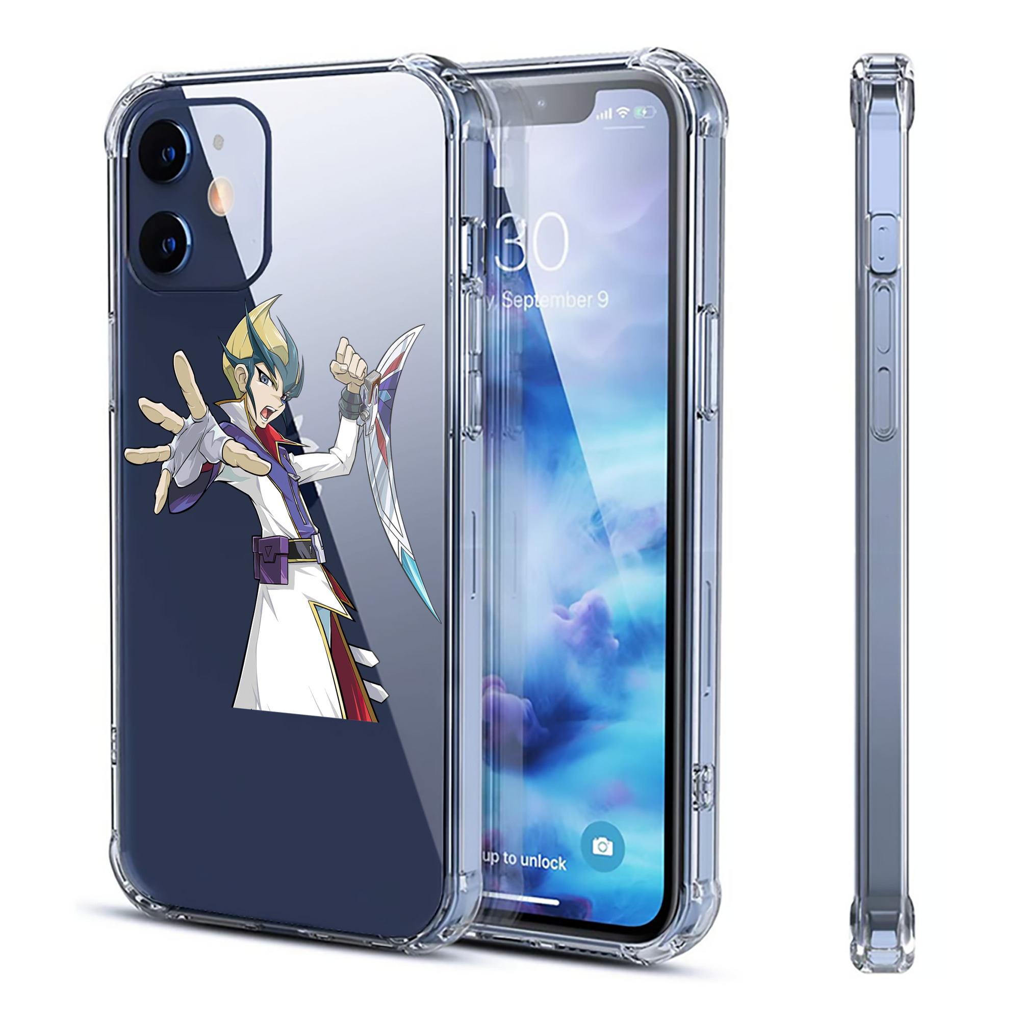 （画像用） 遊☆戯☆王 Yu-Gi-Oh! 【iPhone 12シリーズ対応】透明スマホケース（クリアソフトケース）
